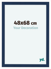 Como MDF Photo Frame 48x68cm Dark Blue Swept Front Size | Yourdecoration.co.uk