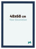 Como MDF Photo Frame 48x68cm Dark Blue Swept Front Size | Yourdecoration.co.uk