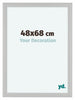 Como MDF Photo Frame 48x68cm White Woodgrain Front Size | Yourdecoration.co.uk