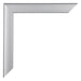 Como MDF Photo Frame 50x100cm Silver Matte Corner | Yourdecoration.co.uk