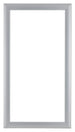 Como MDF Photo Frame 50x100cm Silver Matte Front | Yourdecoration.co.uk