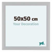 Como MDF Photo Frame 50x50cm White Matte Front Size | Yourdecoration.co.uk