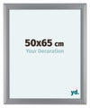 Como MDF Photo Frame 50x65cm Silver Matte Front Size | Yourdecoration.co.uk