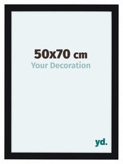 Como MDF Photo Frame 50x70cm Black High Gloss Front Size | Yourdecoration.co.uk