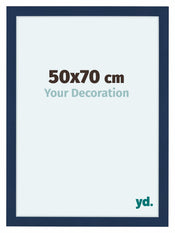 Como MDF Photo Frame 50x70cm Dark Blue Swept Front Size | Yourdecoration.co.uk