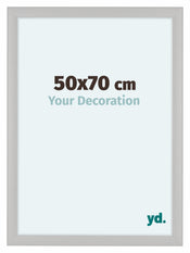 Como MDF Photo Frame 50x70cm White Woodgrain Front Size | Yourdecoration.co.uk