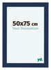 Como MDF Photo Frame 50x75cm Dark Blue Swept Front Size | Yourdecoration.co.uk
