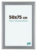 Como MDF Photo Frame 50x75cm Silver Matte Front Size | Yourdecoration.co.uk
