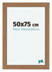Como MDF Photo Frame 50x75cm Walnutt Light Front Size | Yourdecoration.co.uk