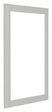 Como MDF Photo Frame 50x75cm White Woodgrain Front Oblique | Yourdecoration.co.uk