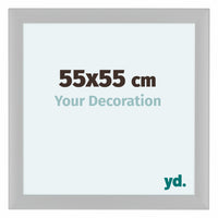 Como MDF Photo Frame 55x55cm White Matte Front Size | Yourdecoration.co.uk