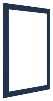 Como MDF Photo Frame 55x65cm Dark Blue Swept Front Oblique | Yourdecoration.co.uk