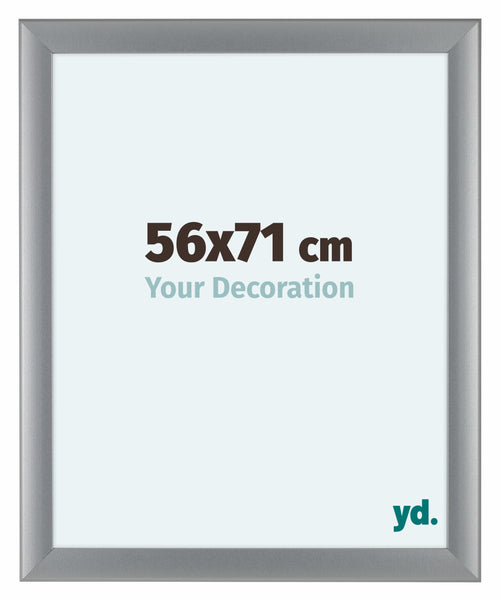 Como MDF Photo Frame 56x71cm Silver Matte Front Size | Yourdecoration.co.uk