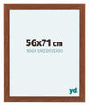 Como MDF Photo Frame 56x71cm Walnut Front Size | Yourdecoration.co.uk