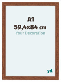 Como MDF Photo Frame 59 4x84cm A1 Walnut Front Size | Yourdecoration.co.uk