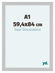 Como MDF Photo Frame 59 4x84cm A1 White Matte Front Size | Yourdecoration.co.uk