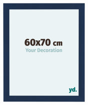 Como MDF Photo Frame 60x70cm Dark Blue Swept Front Size | Yourdecoration.co.uk
