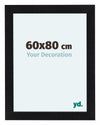 Como MDF Photo Frame 60x80cm Black Matte Front Size | Yourdecoration.co.uk