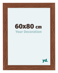 Como MDF Photo Frame 60x80cm Walnut Front Size | Yourdecoration.co.uk