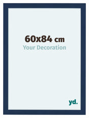 Como MDF Photo Frame 60x84cm Dark Blue Swept Front Size | Yourdecoration.co.uk