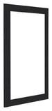 Como MDF Photo Frame 60x85cm Black Woodgrain Front Oblique | Yourdecoration.co.uk