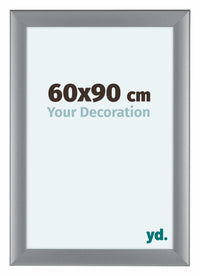 Como MDF Photo Frame 60x90cm Silver Matte Front Size | Yourdecoration.co.uk
