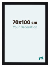 Como MDF Photo Frame 70x100cm Black High Gloss Front Size | Yourdecoration.co.uk