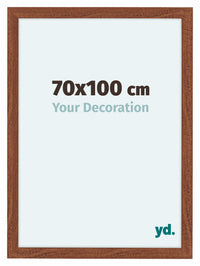 Como MDF Photo Frame 70x100cm Walnut Front Size | Yourdecoration.co.uk