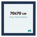 Como MDF Photo Frame 70x70cm Dark Blue Swept Front Size | Yourdecoration.co.uk
