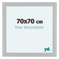Como MDF Photo Frame 70x70cm White Matte Front Size | Yourdecoration.co.uk