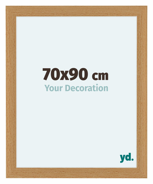 Como MDF Photo Frame 70x90cm Beech Front Size | Yourdecoration.co.uk