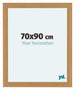 Como MDF Photo Frame 70x90cm Beech Front Size | Yourdecoration.co.uk