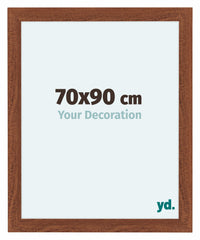 Como MDF Photo Frame 70x90cm Walnut Front Size | Yourdecoration.co.uk