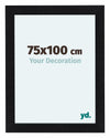 Como MDF Photo Frame 75x100cm Black Matte Front Size | Yourdecoration.co.uk