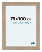 Como MDF Photo Frame 75x100cm Oak Light Front Size | Yourdecoration.co.uk