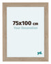 Como MDF Photo Frame 75x100cm Oak Light Front Size | Yourdecoration.co.uk