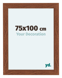 Como MDF Photo Frame 75x100cm Walnut Front Size | Yourdecoration.co.uk
