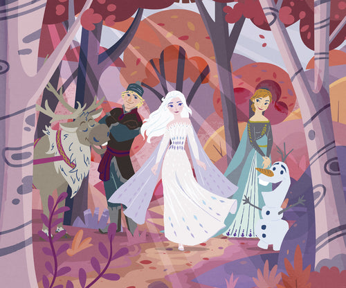 Disney Frozen Forest Friendship Wall Mural DX6 231 | Yourdecoration.co.uk
