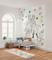 Disney Frozen Sketch Sisters Interior Wall Mural DX4 223 | Yourdecoration.co.uk
