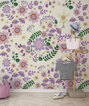 Disney Minnie Mouse Gardening Club Beige Interior Wall Mural DX5 198 | Yourdecoration.co.uk