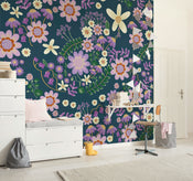 Disney Minnie Mouse Gardening Club Blue Interior Wall Mural DX5 215 | Yourdecoration.co.uk