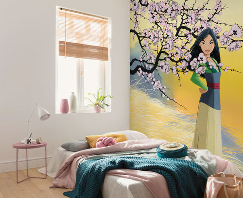 Disney Mulan Cherry Blossoms Interior Wall Mural DX4 226 | Yourdecoration.co.uk