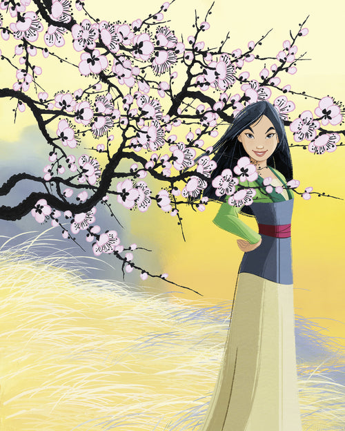 Disney Mulan Cherry Blossoms Wall Mural DX4 226 | Yourdecoration.co.uk