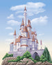 Disney Princess Belle Castle Wall Mural DX4 229 | Yourdecoration.co.uk
