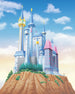 Disney Princess Cinderella Castle Wall Mural DX4 233 | Yourdecoration.co.uk