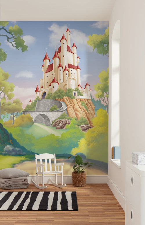 Disney Princess Snow White Castle Interior Wall Mural DX4 192 | Yourdecoration.co.uk