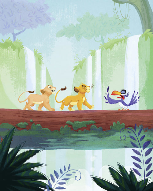 Disney The Lion King Classic Waterfall Wall Mural DX4 220 | Yourdecoration.co.uk