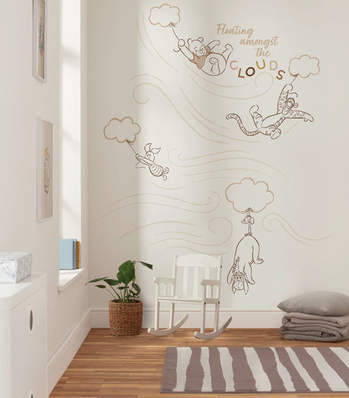 Disney Winnie the Pooh A Bluster Day Interior Wall Mural DX4 216 | Yourdecoration.co.uk
