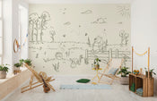 Disney Winnie the Pooh Bee at one with Nature Interior Wall Mural DX8 193 | Yourdecoration.co.uk