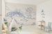 Disney Winnie the Pooh Blue Ink Interior Wall Mural DX7 235 | Yourdecoration.co.uk